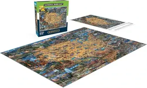 Buffalo Games - Dowdle - National Parks Map - 1000 Piece Jigsaw Puzzle for Adults -Challenging Puzzle Perfect for Game Nights - Finished Size is 26.75 x 19.75 - 4