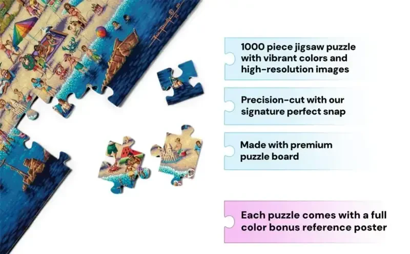 Buffalo Games - Dowdle - Outer Banks - 1000 Piece Jigsaw Puzzle for Adults -Challenging Puzzle Perfect for Game Nights - Finished Size is 26.75 x 19.75 - 3