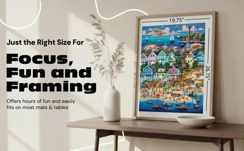 Buffalo Games - Dowdle - Outer Banks - 1000 Piece Jigsaw Puzzle for Adults -Challenging Puzzle Perfect for Game Nights - Finished Size is 26.75 x 19.75 - 4