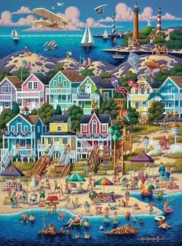 Buffalo Games - Dowdle - Outer Banks - 1000 Piece Jigsaw Puzzle for Adults -Challenging Puzzle Perfect for Game Nights - Finished Size is 26.75 x 19.75 - 6