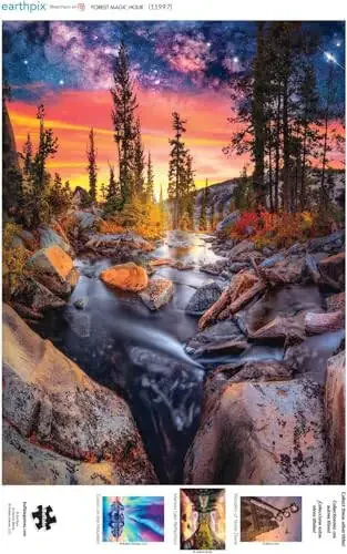 Buffalo Games - Earthpix - Forest Magic Hour - 1000 Piece Jigsaw Puzzle for Adults Challenging Puzzle Perfect for Game Nights - Finished Puzzle Size is 26.75 x 19.75 - 6