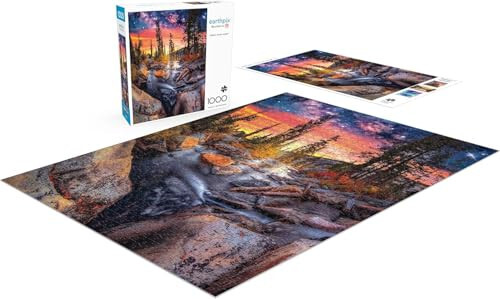 Buffalo Games - Earthpix - Forest Magic Hour - 1000 Piece Jigsaw Puzzle for Adults -Challenging Puzzle Perfect for Game Nights - Finished Size is 26.75 x 19.75 - 5