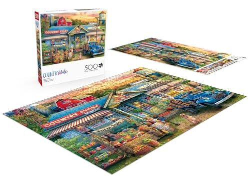 Buffalo Games - Eduard - Ferma Savdosi - Kattalar Uchun 500 Parchadan Iborat Jigso Puzzle - Qiyin Puzzle, O'yin Kechalari Uchun Ideal - Tayyor Puzzle O'lchami 21,25 x 15,00 - 5