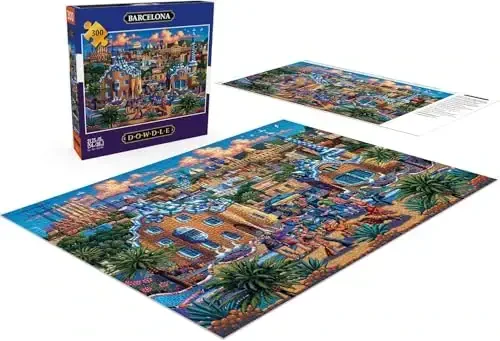 Buffalo Games - Eric Dowdle - Barcelona - 300 Piece Jigsaw Puzzle for Adults -Challenging Puzzle Perfect for Game Nights - Finished Size is 21.25 x 15.00 - 4