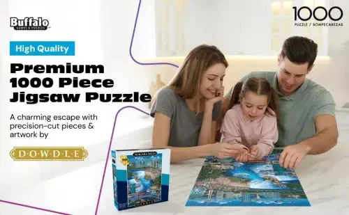 Buffalo Games - Eric Dowdle - Niagara Falls - 1000 Piece Jigsaw Puzzle for Adults -Challenging Puzzle Perfect for Game Nights - Finished Size is 26.75 x 19.75 - 1