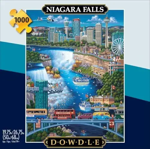Buffalo Games - Eric Dowdle - Niagara Falls - 1000 Piece Jigsaw Puzzle for Adults -Challenging Puzzle Perfect for Game Nights - Finished Size is 26.75 x 19.75 - BUFFALO (1)