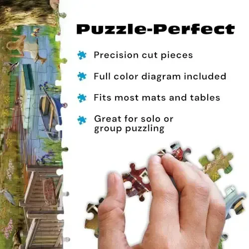 Buffalo Games - Garry Walton - Country Clubhouse - 1000 Piece Jigsaw Puzzle for Adults -Challenging Puzzle Perfect for Game Nights - Finished Size is 26.75 x 19.75 - 5