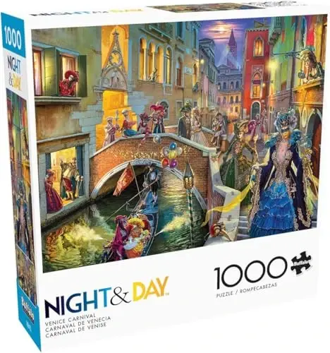 Buffalo Games - Image World - Venice Carnival - 1000 Piece Jigsaw Puzzle for Adults -Challenging Puzzle Perfect for Game Nights - Finished Size is 26.75 x 19.75 - 1