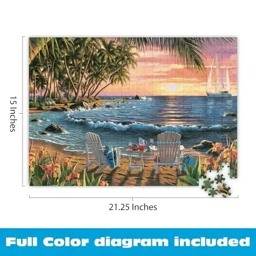 Buffalo Games - Kim Norlien - Summertime - 500 Piece Jigsaw Puzzle For Adults -Challenging Puzzle Perfect for Game Nights - Finished Size is 21.25 x 15.00 - 3