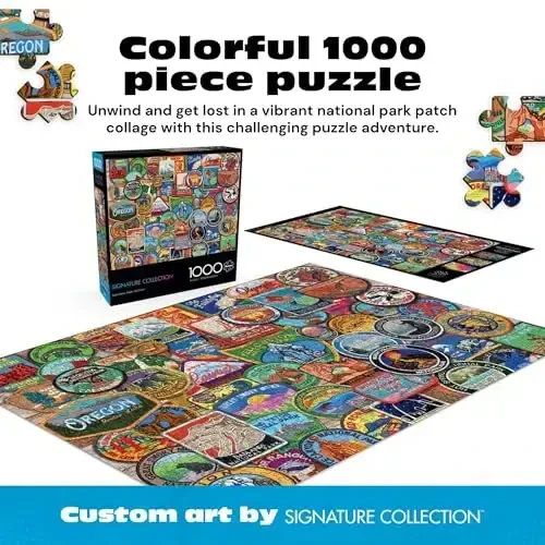 Buffalo Games - Lewis T. Johnson - Milliy bog'lar yamog'lari - Kattalar uchun 1000 dona jigo O'yin kechalari uchun mukammal bo'lgan qiyin jigo Tugatilgan jigo hajmi 26.75 x 19.75 - 3