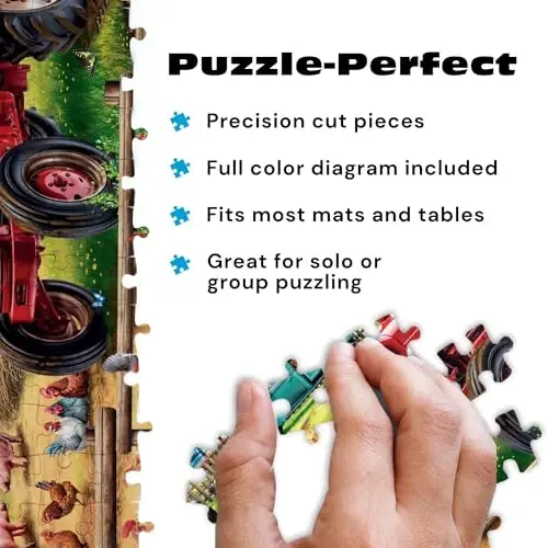 Buffalo Games - PD Moreno - European Countryside - 500 Piece Jigsaw Puzzle for Adults -Challenging Puzzle Perfect for Game Nights - Finished Size is 21.25 x 15.00 - 2