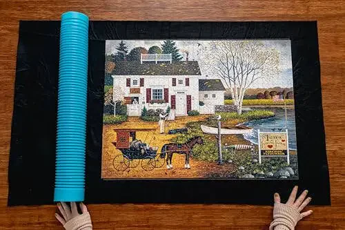 Buffalo Games - Roll-Up Puzzle Mat, Blue - 6