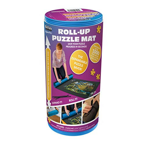 Buffalo Games - Roll-Up Puzzle Mat, Blue - 1