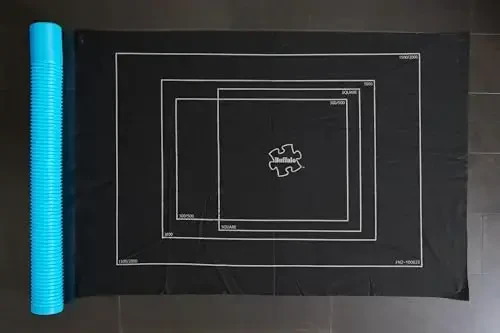 Buffalo Games - Roll-up Puzzle Mat - Jumbo Size for up to 2000 Piece Puzzles - Easy Storage and Clean Up - Expanding Tube for Roling - Save Your Jigsaw Puzzle - 4