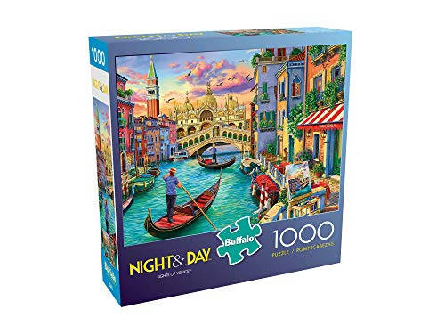 Buffalo Games - Tasvir Dunyosi - Venetsiya Manzaralari - Kattalar Uchun 1000 Qismli Jjigso Puzzle Qiyin Puzzle O'yin Kechalari Uchun Mukammal - Tayyorlangan Puzzle Hajmi 26,75 x 19,75 - 3