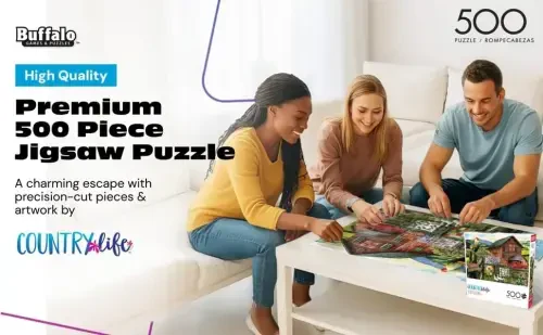 Buffalo Games - Tom Wood - A Little Bit of Heaven - 500 Piece Jigsaw Puzzle for Adults -Challenging Puzzle Perfect for Game Nights - Finished Size is 21.25 x 15.00 