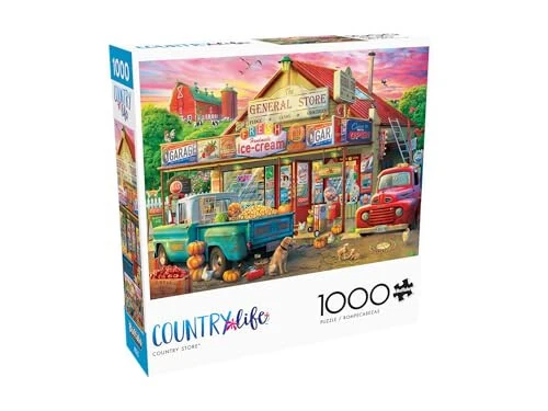 Buffalo Games - Eduard - Country Store - 1000 Piece Jigsaw Puzzle for Adults -Challenging Puzzle Perfect for Game Nights - Finished Size is 26.75 x 19.75 - Buffalo