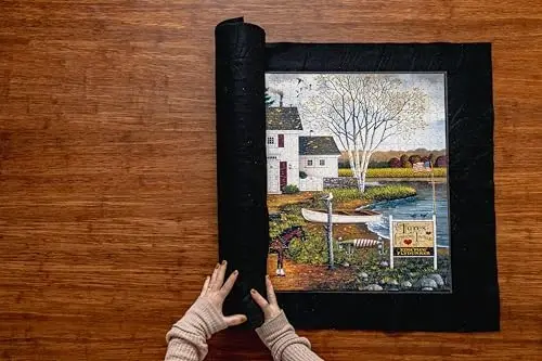 Buffalo Games - Roll-Up Puzzle Mat - Puzzle Saver and Assembly Accessory - Felt Mat - Fits up to 1500 Piece Puzzle - Black - BUFFALO (1)