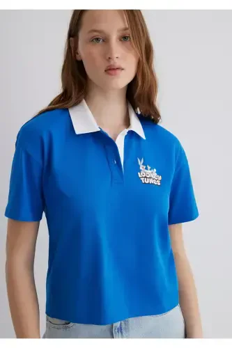 Bugs Bunny Baskılı Lacivert Tişört Regular Fit / N - 15