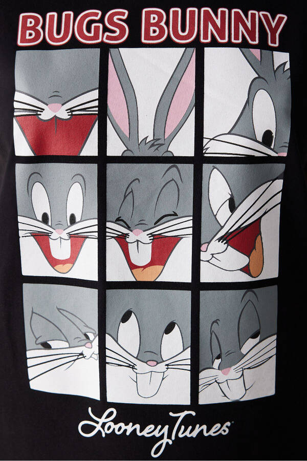 Bugs Bunny Ko'p Rangli Shim Pantalon Pijamasi To'plami - 14