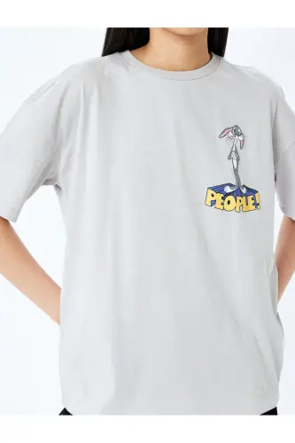 Bugs Bunny Licensed Back Print Oversize T-Shirt - 5