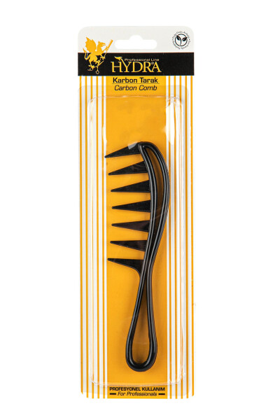 Bukle Tarağı Hd-2137 - Kıvırcık Saçlar Ve Dalgalı Saçlar , Karbon Gövdeli - 3