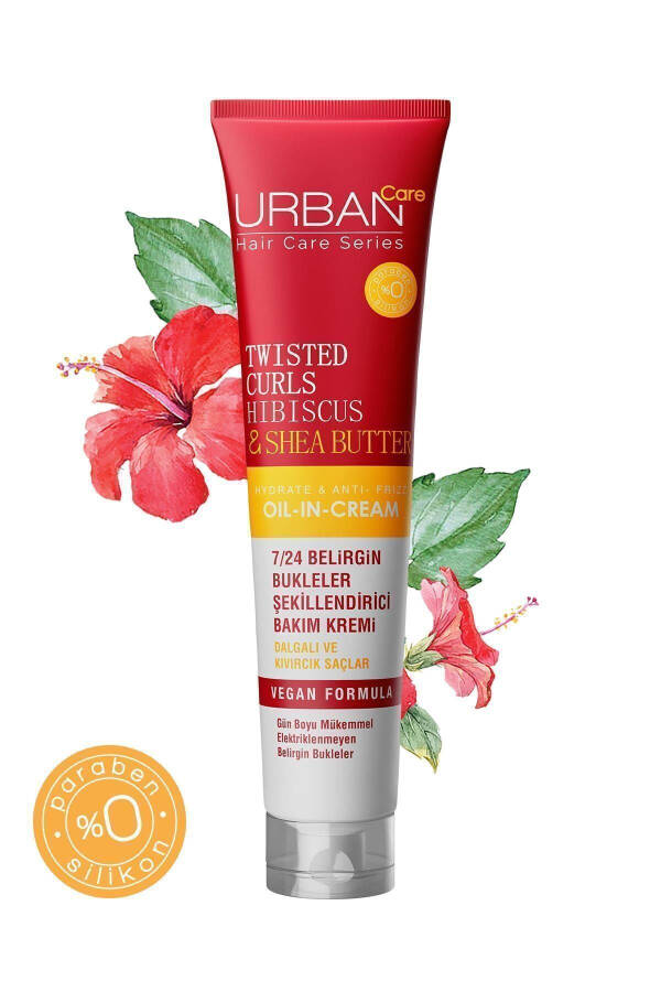 Bükülmüş Bukleler Hibiskus & Shea Yağı Durulanmayan Bakım Kremi 175 ml - 18