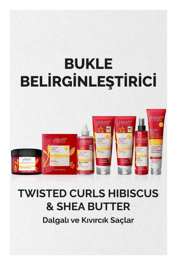 Bükülmüş Bukleler Hibiskus & Shea Yağı Durulanmayan Bakım Kremi 175 ml - 4