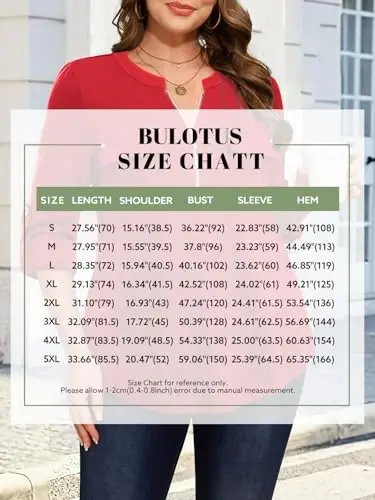 Bulotus Women's Zip Front V-Neck 3/4 Length Sleeve Womens Tops Business Casual Shirts - 6