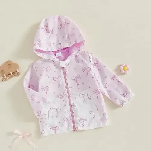 TheFound Toddler Girls Boys Hoodies Jacket Checkerboard Zip-Up Hooded Long Sleeve Coat Fall Winter Kid Baby Clothes Outerwear - 5
