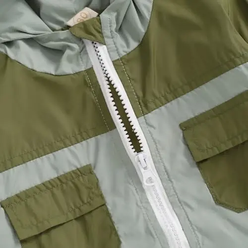 TheFound Toddler Girls Boys Hoodies Jacket Checkerboard Zip-Up Hooded Long Sleeve Coat Fall Winter Kid Baby Clothes Outerwear - 6