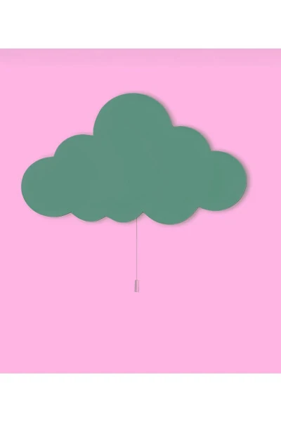 Bulut Tungi Chiroq Bolalar Xonasi Chaqaloq Xonasi Dekorativ Yoritish 40x20 Sm - WINDLY CONCEPT