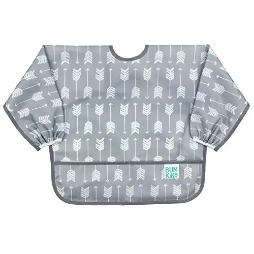 Bumkins Sleeved Bib for Girl or Boy, Baby and Toddler for 6-24 Mos - 1