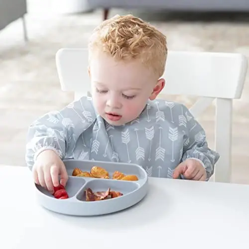 Bumkins Sleeved Bib for Girl or Boy, Baby and Toddler for 6-24 Mos - 3