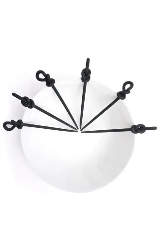 Bun Bun Maker Women 6 Pcs Black Women Bun Stick-Black - MONALISA (1)