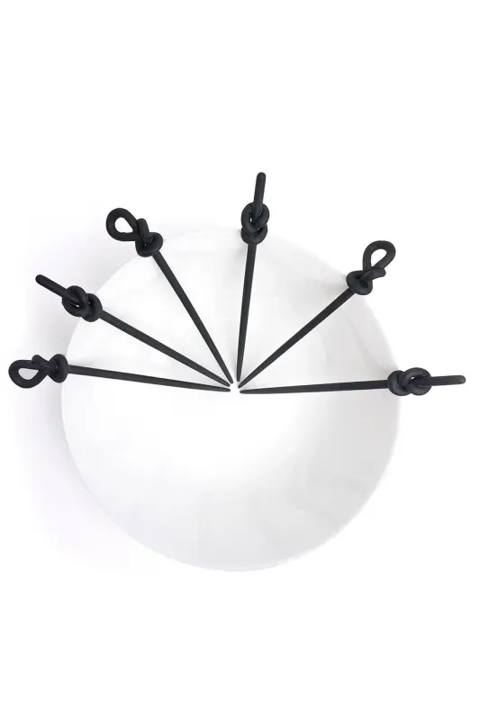 Bun Bun Maker Women 6 Pcs Black Women Bun Stick-Black - 2