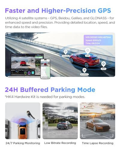 【Bundle: VIOFO A229 Pro 2CH + 512GB Card + HK4 with 8pcs Fuse Tap】 VIOFO A229 Pro 4K HDR Dash Cam, Dual STARVIS 2 IMX678 IMX675, 4K+2K Front and Rear Car Camera, 2 Channel with HDR, 5GHz WiFi GPS - 6