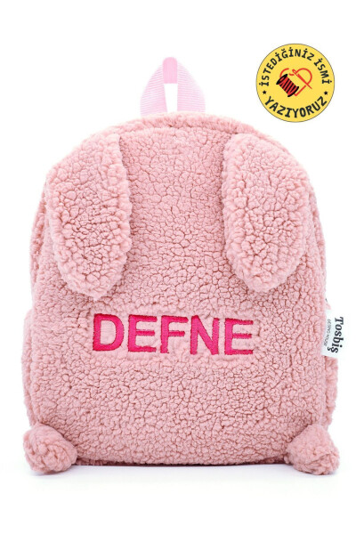 Bunny Pink 0 - 8 Years Preschool Kindergarten Children School / Plush Backpack - 13