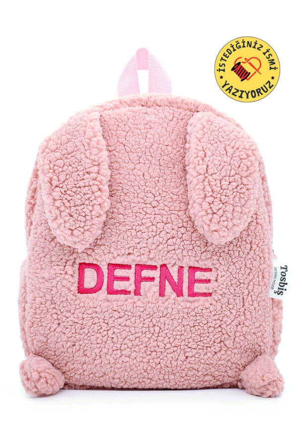 Bunny Pink 0 - 8 Years Preschool Kindergarten Children School / Plush Backpack - 13