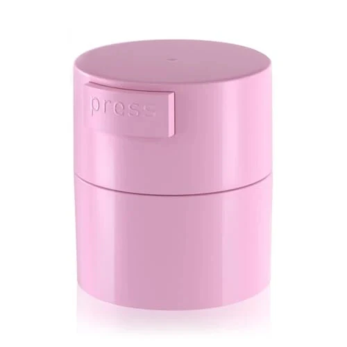 Buqikma Eyelash Glue Storage Container, Pink Sealing Extension Eyelash Glue Jar Storage Tank with Bottom Sealed Adhesive Stand Activated Storage for Eyelash Extension (Pink) - 1