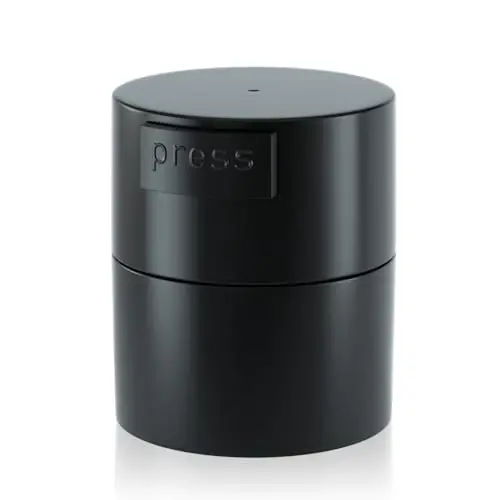 Buqikma Eyelash Extension Glue Jar Storage Tank with Bottom Sealed Adhesive Stand Activated Storage (Black) 