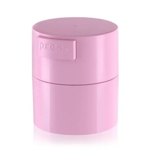 Buqikma Eyelash Glue Storage Container, Pink Sealing Extension Eyelash Glue Jar Storage Tank with Bottom Sealed Adhesive Stand Activated Storages for Eyelashes Extension (Pink) - 1
