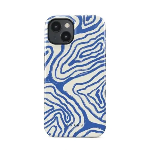 BURGA Case for iPhone 15 - Max Protective, Cute, Aesthetic, Trendy, Pattern Phone Cover, Fall Collection - fits Apple iPhone 15 Case, Cobertor para iPhone15 Cases - 1