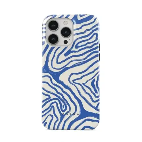 BURGA Phone Case for iPhone 13 Pro - Cute, Trendy, Aesthetic, Designer Pattern, 13pro Phone Cover, Hard Shell Protection - fits Apple iPhone 13 Pro Case for Women and Men 