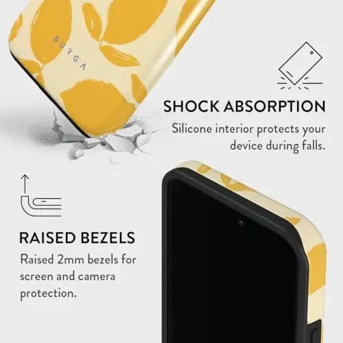 BURGA Phone Case for iPhone 13 Pro - Cute, Trendy, Aesthetic, Designer Pattern, 13pro Phone Cover, Hard Shell Protection - fits Apple iPhone 13 Pro Case for Women and Men - 5