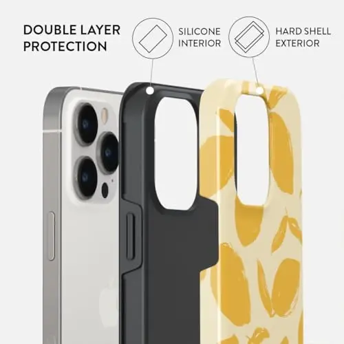 BURGA Phone Case for iPhone 13 Pro - Cute, Trendy, Aesthetic, Designer Pattern, 13pro Phone Cover, Hard Shell Protection - fits Apple iPhone 13 Pro Case for Women and Men - 3