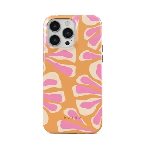 BURGA Phone Case for iPhone 13 Pro - Cute, Trendy, Aesthetic, Designer Pattern, 13pro Phone Cover, Hard Shell Protection - fits Apple iPhone 13 Pro Case for Women and Men - 1