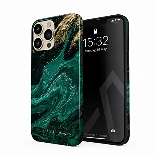 BURGA Phone Case for iPhone 13 Pro - Cute, Trendy, Aesthetic, Designer Pattern, 13pro Phone Cover, Hard Shell Protection - fits Apple iPhone 13 Pro Case for Women and Men - 1