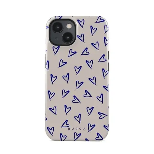 BURGA Phone Case for iPhone 13 - Cute, Trendy, Aesthetic, Pattern Phone Cover, Hard Shell Protection - fits Apple iPhone 13 Case for Women and Men - BURGA