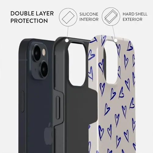 BURGA iPhone 13 Telefon Kılıfı - Sevimli, Moda, Estetik, Desenli Telefon Kılıfı, Sert Kabuk Koruma - Apple iPhone 13 Kılıfı Kadın ve Erkek için uygundur - 2